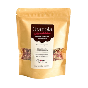 Granola Bardzo Czekoladowa - malina, orzech, czekolada