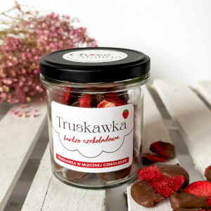 Truskawka Bardzo Czekoladowa - liofilizowane truskawki w mlecznej czekoladzie