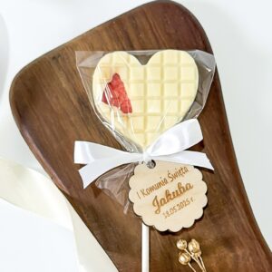 Lizak czekoladowy z magnesem - podziękowanie