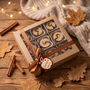 Czekoladki na Prezent dla Nauczyciela – Zestaw Pumpkin Spice (9 szt.)